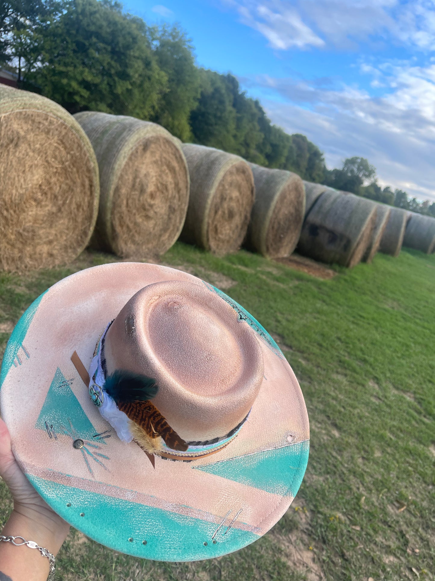 Hat, painted up