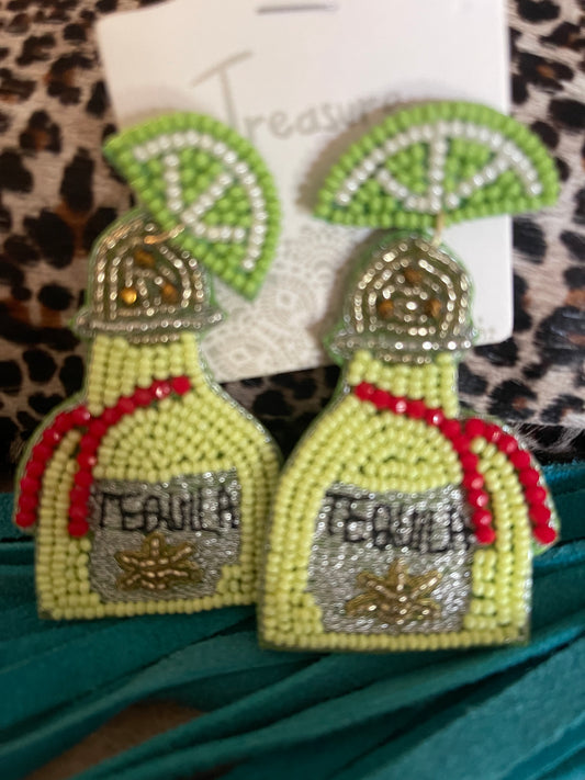 Earrings Novelty Tequila